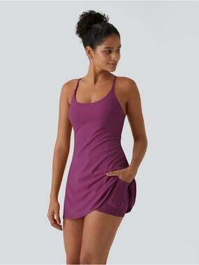 Halara Athletic Dress in Ume Purple (plum)
